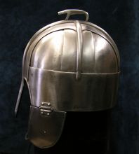 Wrought iron helmet by Heron Armoury