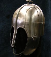 Wrought iron helmet by Heron Armoury